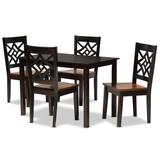 Nicolette Modern and Contemporary Transitional 5-PC Dining Set