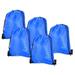 10Pcs 42x34cm Nylon Drawstring Backpack Cinch Storage Sack Sports Bags