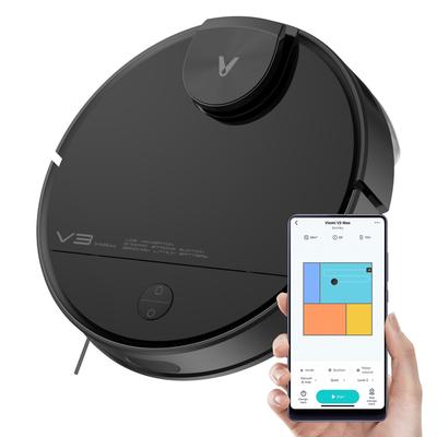 Viomi Smart Robot Vacuum V3 Max Duster Vacuum and Mop for Multi Floors, Black - 10