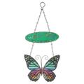 NUOLUX Butterflies Welcome Sign Iron Art Wall Decor Metal Welcome Sign Front Door Welcome Sign