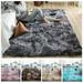 Super Soft Faux Fur Area Rugs for Bedroom Floor Shaggy Plush Carpet Rug Indoor Rectangle Bedside Rugs Khaki 47 x 63