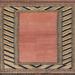 Ahgly Company Indoor Square Abstract Brown Red Southwestern Area Rugs 5 Square