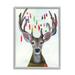 Stupell Industries Fisherman Deer Floater Bait Antlers Cute Painting 16 x 20 Design by Kamdon Kreations