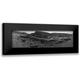 NASA 18x8 Black Modern Framed Museum Art Print Titled - Mars Gale Crater - Panoramic Mosaic July 17 2015