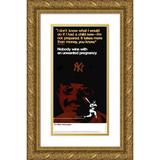 U.S.. Department of Health & Human Services 9x14 Gold Ornate Wood Frame and Double Matted Museum Art Print Titled - â€˜I Don t Know What I Would Do if I Had a Child Now-Iâ€™M Not Prepared. it Ta