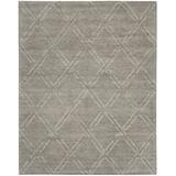 Nourison Venosa Geometric Indoor Area Rug - 8 3 x 11 6 Grey/Ivory