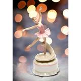 Ceramic Spinning Ballerina Music Box Home Decor