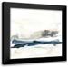 Goldberger Jennifer 20x20 Black Modern Framed Museum Art Print Titled - Navy Horizon Line I