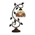 Radiance Goods Victorian Tiffany-Style Dark Bronze 1 Light Table Lamp 8 Wide