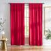 Goory Blackout Modern Energy Efficient Window Curtain Luxury Room Thermal Insulated Drapes Solid Color Rod Pocket Bedroom Curtains