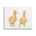 Stupell Industries Yellow Duckling Pair Watercolor Portrait Children s Nursery Animals 30 x 24 Design by Fox Hollow Studios