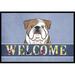 Carolines Treasures English Bulldog Welcome Indoor & Outdoor Mat 24 x 36 in.