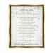 Stupell Industries The Lords Prayer Our Father Rustic Distressed White Wood Look Metallic Gold Framed Floating Canvas Wall Art 24x30 by Jennifer Pugh