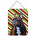 French Bulldog Candy Cane Holiday Christmas Aluminium Metal Wall Or Door Hanging Prints