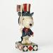 Jim Shore Peanuts Patriotic Snoopy Uncle Sam 4th of July Figurine 6 inch