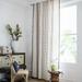 Bedroom Window Curtain Semi-shading Curtain with Tassels Cotton Linen Curtain Rod Pocket Design Curtain Classic Printed Curtains Kitchen Livingroom Curtain