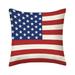 OAVQHLG3B 4th of July Decorations Pillow Covers America Stars and Stripes Throw Pillow Covers Patriotic Pillows Memorial Day Decor Cushion Case 20x20 inch