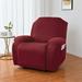 Yipa 1-3 Seat Recliner Sofa Covers Lazy Stretch Chair Cover Armchair Protector Slipcover Removable Home Dining Wine Red 1 Seat