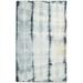 Grey Wool Rug 5 X 8 Modern Hand Tufted Shibori Tie Dye Room Size Carpet