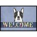 Carolines Treasures Boston Terrier Welcome Indoor & Outdoor Mat 24 x 36 in.