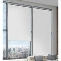 Lumi Cordless White 8 mil Vinyl Roller Shade Room Darkening 40 - 49 Inches 43 W x 72 H Inches