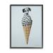 Stupell Industries Dalmation Dog Ice Cream Scoop Waffle Cone 11 x 14 Design by Coco de Paris