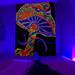 Yipa Art Hippie Blanket Bohemian Bedroom Blacklight Tapestries Tapestry Beach Mat Wall Hanging