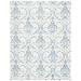 SAFAVIEH Micro-Loop MLP532A Handmade Ivory / Blue Rug