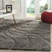 SAFAVIEH Florida Tamzen Abstract Shag Area Rug Grey 8 6 x 12