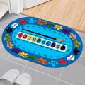 Autmor Baby Play Mat Baby Crawling Mat Super Soft Carpet Plush Surface Non-Slip Design Baby Floor Playmat for Kids Area Rugs Learning Alphabet Great Gift for Girls & Boys