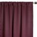 Your Chair Covers - 52 X 84 Inch Blackout Polyester Curtains with Rod Pocket Burgundy - 2 Panels