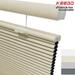 Keego 2023 New Energy Saving Heat Insulating Celluar Shades for Bedroom Honeycomb Blackout Window Blinds Light Blocking Creamy Color 27.0 w x 46.0 h