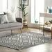 nuLOOM Cameron High Low Textured Moroccan Area Rug 6 7 x 9 Grey