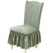 yubnlvae bubble plaid stretch dining chair covers slipcovers thick with chair cover skirt home textiles