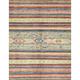 Ahgly Company Indoor Rectangle Abstract Rust Pink Abstract Area Rugs 8 x 12
