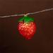 TUTUnaumb 2022 Winter Red Strawberry Fruit Light String Children s room Decoration Lamp 10LED-Red