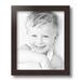 ArtToFrames 8.5x11 Inch Verlinga Brown Picture Frame This Brown Wood Poster Frame is Great for Your Art or Photos Comes with Regular Glass (4656)