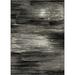 Allstar 5x7 Modern Area Rug in Grey with Charcoal Grey Abstract Brushed Texture design (4 11 x 6 11 )