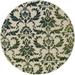 Art Carpet 841864110302 5 ft. Bastille Collection Victorian Woven Round Area Rug Cream