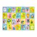 KC Cubs Playtime Collection ABC Alphabet Animal Multicolor Polypropylene Educational Area Rug (3 3 x 4 7 )