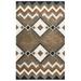 Gatney Rugs Wildcat Area Rug TL9147 Multi Angles Chevron 2 6 x 8 Rectangle