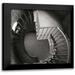 Vitaly Geyman 15x15 Black Modern Framed Museum Art Print Titled - Lighthouse Stairs IV