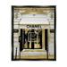 Stupell Industries Exquisite Fashion Storefront Glam French Architecture Jet Black Framed Floating Canvas Wall Art 16x20 by Madeline Blake