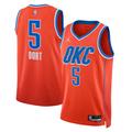 "Maillot Oklahoma City Thunder Jordan Statement Edition Swingman - Orange - Luguentz Dort - Unisexe - Homme Taille: 3XL"