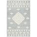 SAFAVIEH Aspen Kerry Geometric Area Rug Light Grey/Ivory 6 x 9