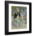 Pierre-Auguste Renoir 17x24 Black Modern Framed Museum Art Print Titled - Mother and Children (La Promenade) (1875-1876)