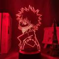 3D Illusion Lamp Led Night Light Anime My Hero Academia Shoto Todoroki Face Design for Room Decor Acrylic Table Lamp Gift DFHJ436