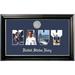 Campus Images Patriot Frames Navy Collage Photo Classic Black Frame with Silver Medallion