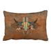 WinHome Decorative High Custom Throw Pillow Cover Pillowcase Cushion Cover Buffalo New Mexico Style Southwestern Bison Throw Pillow Case Size 20x30 inches Two Side