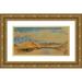 Thomas Moran 14x9 Gold Ornate Wood Frame and Double Matted Museum Art Print Titled - Port Neuf Canyon Idaho (Possible 1879)